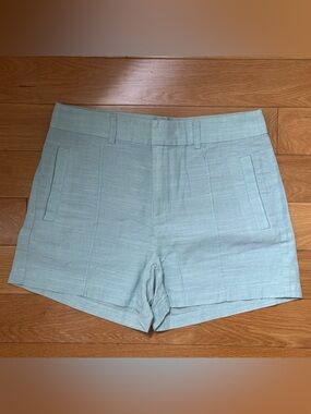 Madewell Light Seafoam Green Tailored Shorts